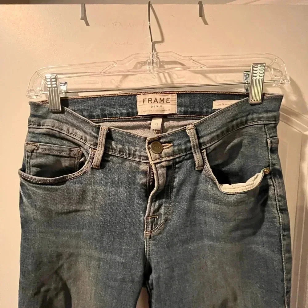 Frame Skinny Stretch Jeans - Size 25 - Picture 2 of 7
